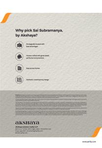 Akshaya Sai Subramanya Brochure 6