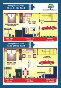 Image of 1000 Sq.ft 2 BHK Independent House for sale in Sanskriti Garden, Noida Extension, Greater Noida for Rs. 4200000