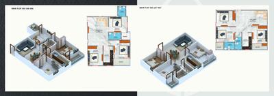 Image of 1400 Sq.ft 3 BHK Apartment / Flat for sale in Satyam Utopia, Panchyawala, Jaipur for Rs. 4500000