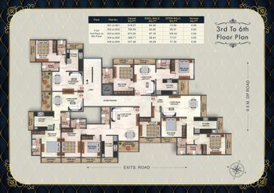 Image of 1250 Sq.ft 3 BHK Apartment / Flat for sale in Adimaya Adishakti, Dombivli East, Thane for Rs. 14500000