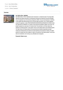 Image of 780 Sq.ft 2 BHK Apartment / Flat for sale in Aarv Group Saffron Bliss Tower B AND C, Chhani, Vadodara for Rs. 3200000