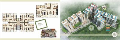 Image of 862 Sq.ft 2 BHK Apartment / Flat for sale in Ishant Anugrah Residency, Gondwara, Raipur for Rs. 4100000