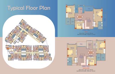 Image of 1772 Sq.ft 3 BHK Apartment / Flat for sale in Iris Kanak ISBT, Sukhliya, Indore for Rs. 10543400