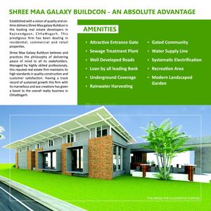 Image of 2150 Sq.ft 3 BHK Duplex for sale in Galaxy Heights, Borsi, Durg for Rs. 7500000