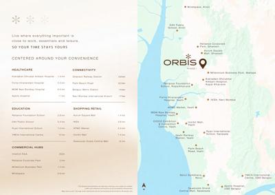 Image of 1060 Sq.ft 2 BHK Apartment / Flat for sale in Tata Orbis Phase 1, Ghansoli, Navi Mumbai for Rs. 19900000