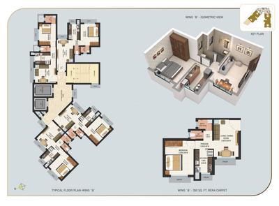 Image of 455 Sq.ft 1 BHK Apartment / Flat for sale in Truearth Views, Vikhroli East, Mumbai for Rs. 6905556