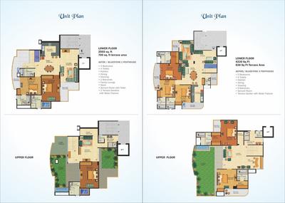 Image of 3265 Sq.ft 4 BHK Penthouse for sale in Supertech Emerald Court, Sector 93A, Noida for Rs. 43000000