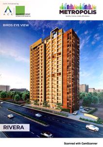 Image of 1102 Sq.ft 3 BHK Apartment / Flat for sale in Squarefeet Metropolis Rivera, Kasarvadavali, Thane for Rs. 11800000