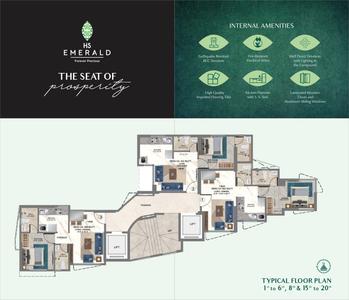 Image of 450 Sq.ft 1 BHK Apartment / Flat for sale in HS Emerald, Mulund East, Mumbai for Rs. 8900000