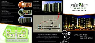 Image of 1350 Sq.ft 3 BHK Apartment / Flat for sale in SVP Gulmohur Residency, Indirapuram, Ghaziabad for Rs. 13000000
