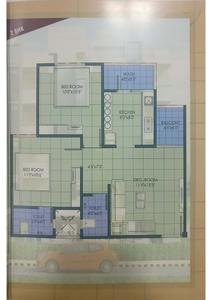 Image of 1080 Sq.ft 2 BHK Apartment / Flat for sale in Satva Gokul 2, Kathwada, Ahmedabad for Rs. 4000000