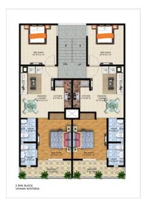 Image of 710 Sq.ft 1 BHK Apartment / Flat for sale in Vihaan Wisteria Phase 2, Noida Extension, Greater Noida for Rs. 3199000