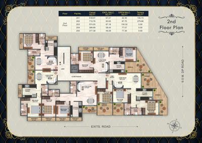Image of 1250 Sq.ft 3 BHK Apartment / Flat for sale in Adimaya Adishakti, Dombivli East, Thane for Rs. 14500000