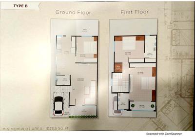 Image of 1200 Sq.ft 3 BHK Duplex for sale in Vinayak Kishan Signature, Kalali, Vadodara for Rs. 12500000