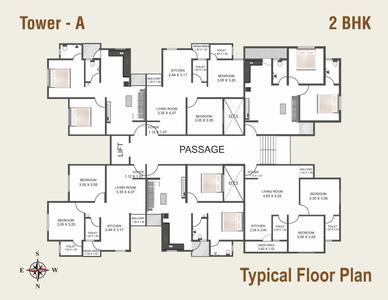 Image of 500 Sq.ft 1 RK Apartment / Flat for sale in Shree Gel Omkar Residency, Koyali, Vadodara for Rs. 1750000