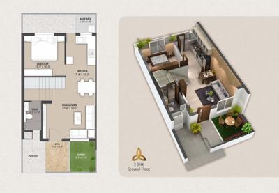 Image of 859 Sq.ft Residential Plot / Land for sale in Prime City, Sejbahar, Raipur for Rs. 1200000