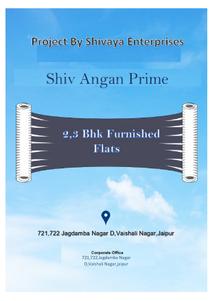 Image of 1128 Sq.ft 2 BHK Apartment / Flat for sale in Shivaya Shiv Angan Prime, Girdharipura, Jaipur for Rs. 5200000