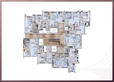 Image of 450 Sq.ft 1 BHK Apartment / Flat for sale in Pattathu Pearl Heights, Parel, Mumbai for Rs. 15888888