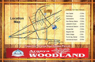 Image of 590 Sq.ft Residential Plot / Land for sale in Aranya City Of Woodland, Pacheda 1, Raipur for Rs. 590000