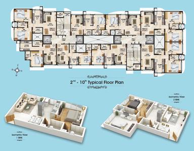 Image of 725 Sq.ft 2 BHK Apartment / Flat for sale in Shree Govind Krupa, Malad West, Mumbai for Rs. 19100000
