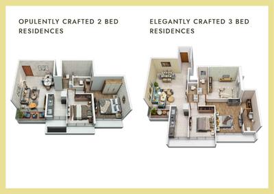 Image of 1687 Sq.ft 3 BHK Apartment / Flat for sale in Aarav Omkar Regency, Nerul, Navi Mumbai for Rs. 29000000