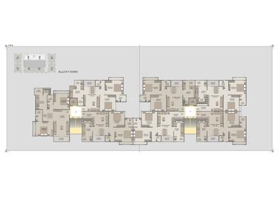 Image of 1544 Sq.ft 3 BHK Apartment / Flat for sale in Swati Residency 5, Chandkheda, Ahmedabad for Rs. 10500000