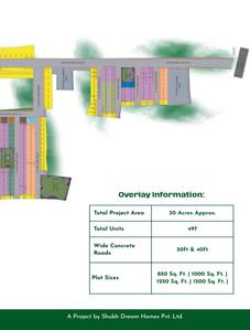 Image of 1500 Sq.ft Residential Plot / Land for sale in Shubh Vedanta Greens, Chhachhanpairi, Raipur for Rs. 2500005