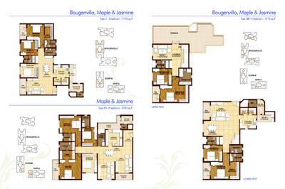 Image of 2215 Sq.ft 3 BHK Apartment / Flat for sale in Adarsh Palm Retreat Tower 1, Bellandur, Bengaluru for Rs. 56500000