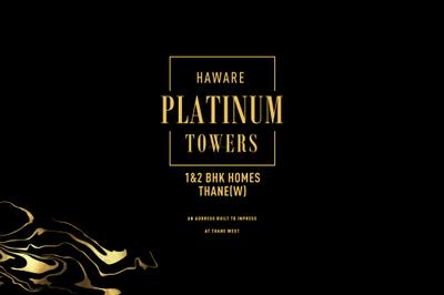 Image of 550 Sq.ft 1 BHK Apartment / Flat for sale in Haware Platinum Tower, Kasarvadavali, Thane for Rs. 5700000
