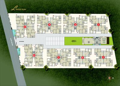 Image of 2650 Sq.ft 4 BHK Penthouse for sale in Earth Allyssum, Bhayli, Vadodara for Rs. 6700000