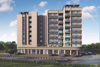 Image of 830 Sq.ft 2 BHK Apartment / Flat for sale in Sky 42, Bopal, Ahmedabad for Rs. 5750000