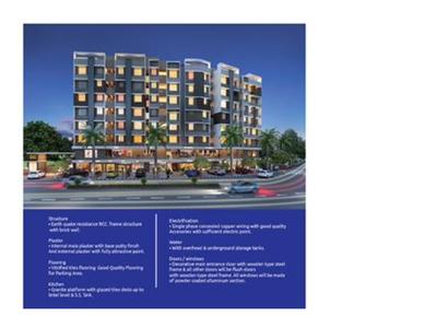 Image of 1017 Sq.ft 2 BHK Apartment / Flat for sale in Shubhlaxmi Shashi Avenue, Vatva, Ahmedabad for Rs. 2000000