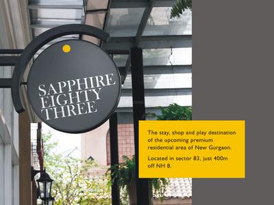 Image of 688 Sq.ft 1 BHK Apartment / Flat for sale in Ameya Sapphire 83, Sector 83, Gurgaon for Rs. 5800000