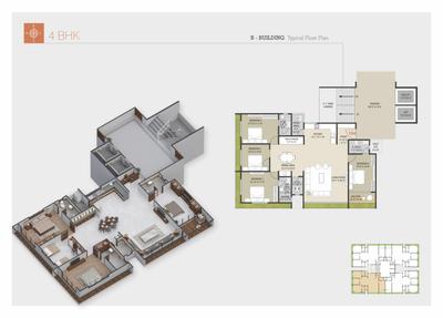 Image of 2565 Sq.ft 4 BHK Apartment / Flat for sale in Shilalekh Shukan Lifestyle, Pal Gam, Surat for Rs. 14877000