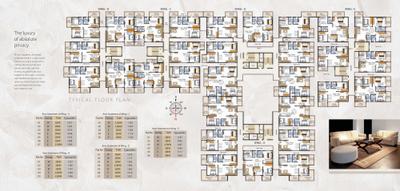 Image of 1210 Sq.ft 2 BHK Apartment / Flat for sale in Atco Sapphire, Kadagrahara, Bengaluru for Rs. 9500000