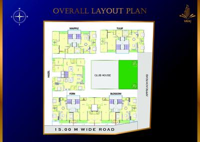 Image of 1100 Sq.ft 3 BHK Apartment / Flat for sale in Vraj GREEN LEAF EXOTICA, Bhayli, Vadodara for Rs. 6000000
