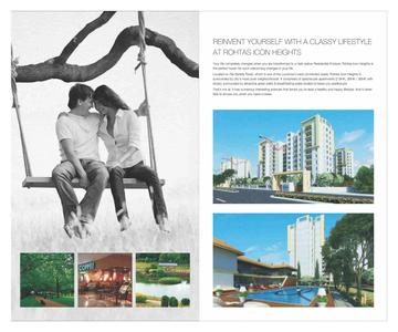 Image of 1650 Sq.ft 3 BHK Apartment / Flat for sale in Rohtas Icon Heights, Vrindavan Yojana, Lucknow for Rs. 9000000