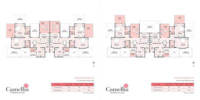 Image of 1260 Sq.ft 2 BHK Apartment / Flat for sale in Paranjape Camellia Apartment, Pashan, Pune for Rs. 16500000