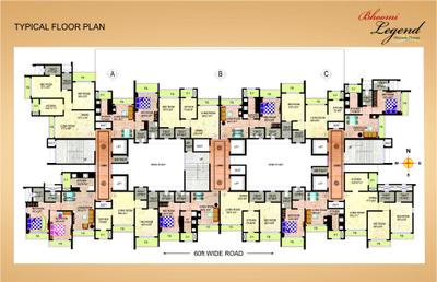 Image of 750 Sq.ft 1 BHK Apartment / Flat for sale in Bhoomi Legend, Kandivali East, Mumbai for Rs. 9000000