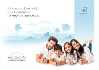 Image of 1200 Sq.ft 2 BHK Apartment / Flat for sale in Yc Sapthagiri Horizon Apartment, Electronic City, Bengaluru for Rs. 5940000