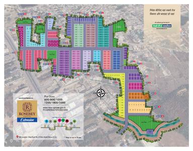 Image of 800 Sq.ft Residential Plot / Land for sale in Swastik Rosebey Greens Extention, Serikhedi, Raipur for Rs. 2280000