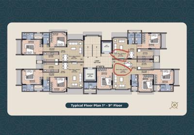 Image of 530 Sq.ft 1 BHK Apartment / Flat for sale in Anon Mulund Giriraj CHSL, Mulund West, Mumbai for Rs. 12000000