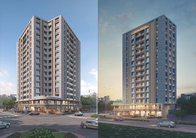 Image of 2720 Sq.ft 4 BHK Apartment / Flat for sale in Prestige Oliva Pride, Bhimrad, Surat for Rs. 13500000