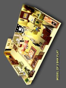 Image of 726 Sq.ft 2 BHK Apartment / Flat for sale in Srisai Ujaan Prakriti, Omarhati, Kolkata for Rs. 3762000