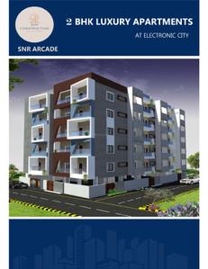 Image of 1700 Sq.ft 3 BHK Apartment / Flat for sale in SNR Arcade, Electronic City, Bengaluru for Rs. 27000000