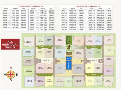 Image of 1014 Sq.ft 2 BHK Apartment / Flat for sale in Sai Lakshmi Shelters Gouthami Meadows, Basapura, Bengaluru for Rs. 7200000