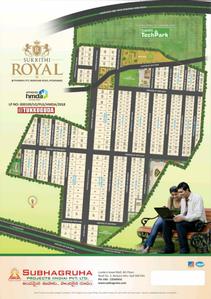 Image of 1800 Sq.ft Residential Plot / Land for sale in Subhagruha Sukrithi Royal, Tukkuguda, Hyderabad for Rs. 4800000