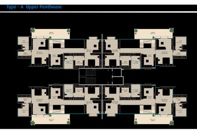 Image of 1600 Sq.ft 3 BHK Apartment / Flat for sale in Pawan Vicenza Highbreeze, Kalali, Vadodara for Rs. 7500000