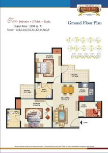 Image of 2030 Sq.ft 4 BHK Penthouse for sale in Amrapali Princely Estate, Sector 76, Noida for Rs. 20000000