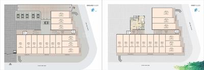 Image of 1230 Sq.ft 2 BHK Apartment / Flat for sale in Vedant Pearl Garden, Bhayli, Vadodara for Rs. 3400000